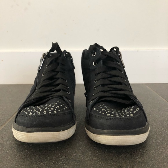 Lace-up High top sneakers for girls - Picture 3 of 7